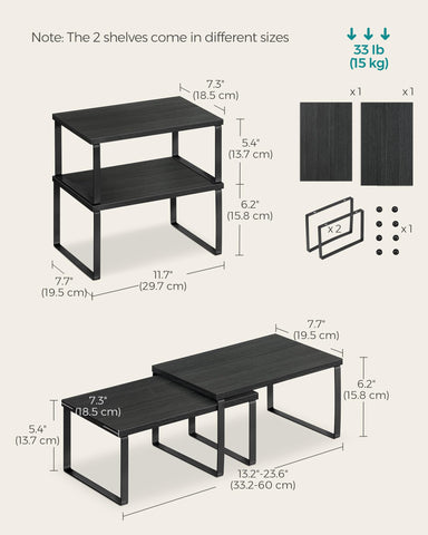 Songmics easy-assembly design with clear instructions for quick setup.