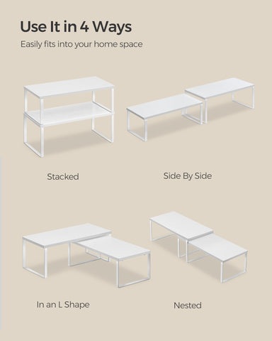 SONGMICS easy assembly instructions enable quick setup.
