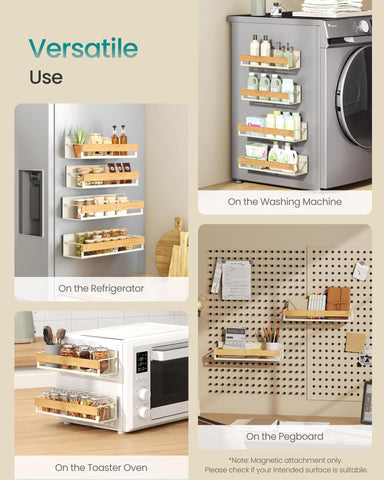 SongMics rack with jars shows airflow-friendly design and easy spice access