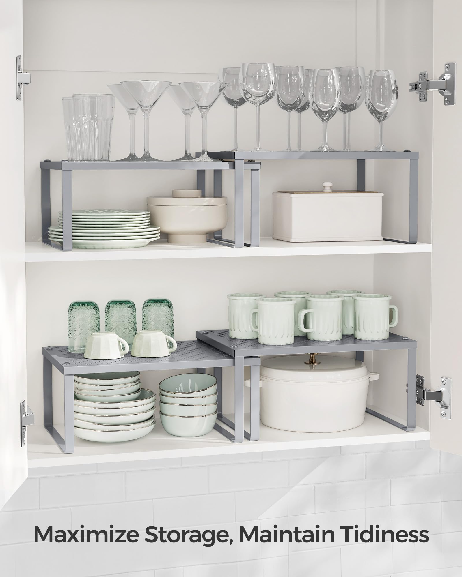 Songmics Spice Racks durable steel build for daily kitchen use