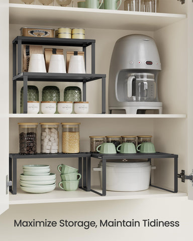 Songmics spice racks perforated design close-up, adds stylish kitchen appeal.