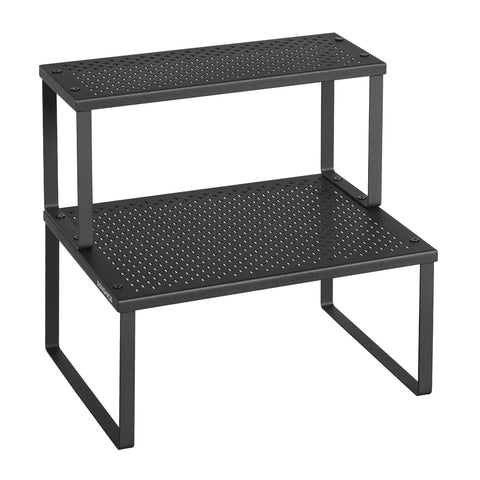 Songmics spice racks large shelf front view, maximizing vertical pantry storage.