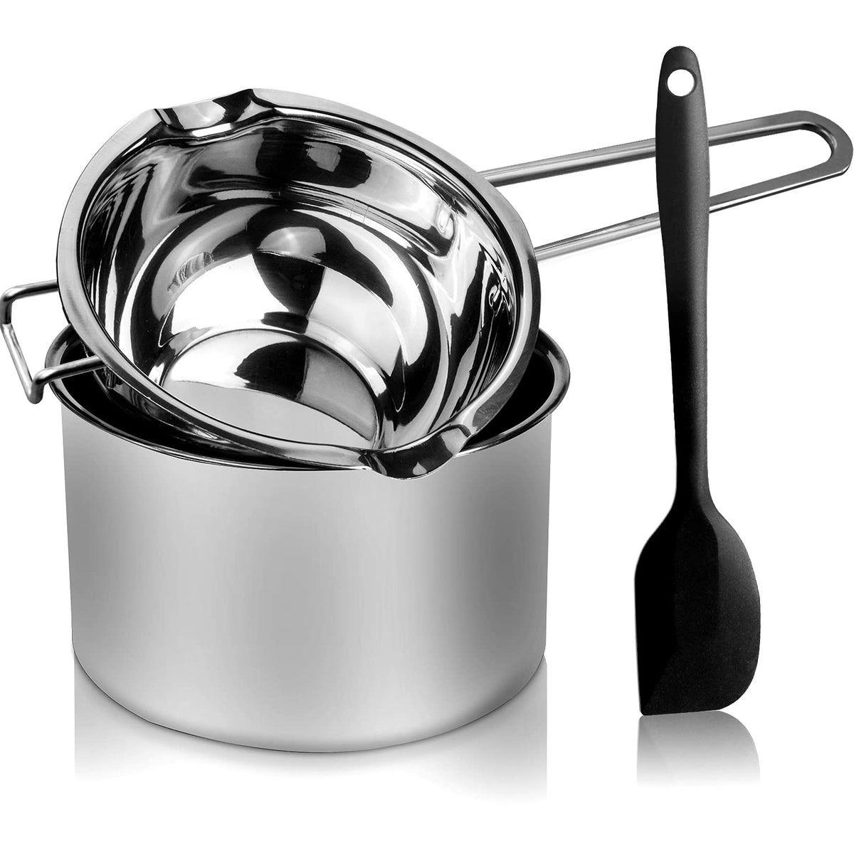 Songziming 1000ml double boiler top view for quick melting tasks