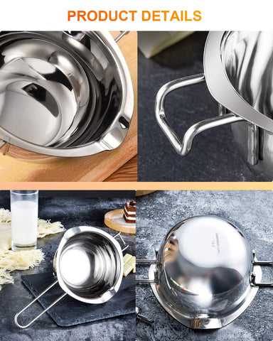SONGZIMING 18/8 stainless steel provides rust resistance and durable performance.