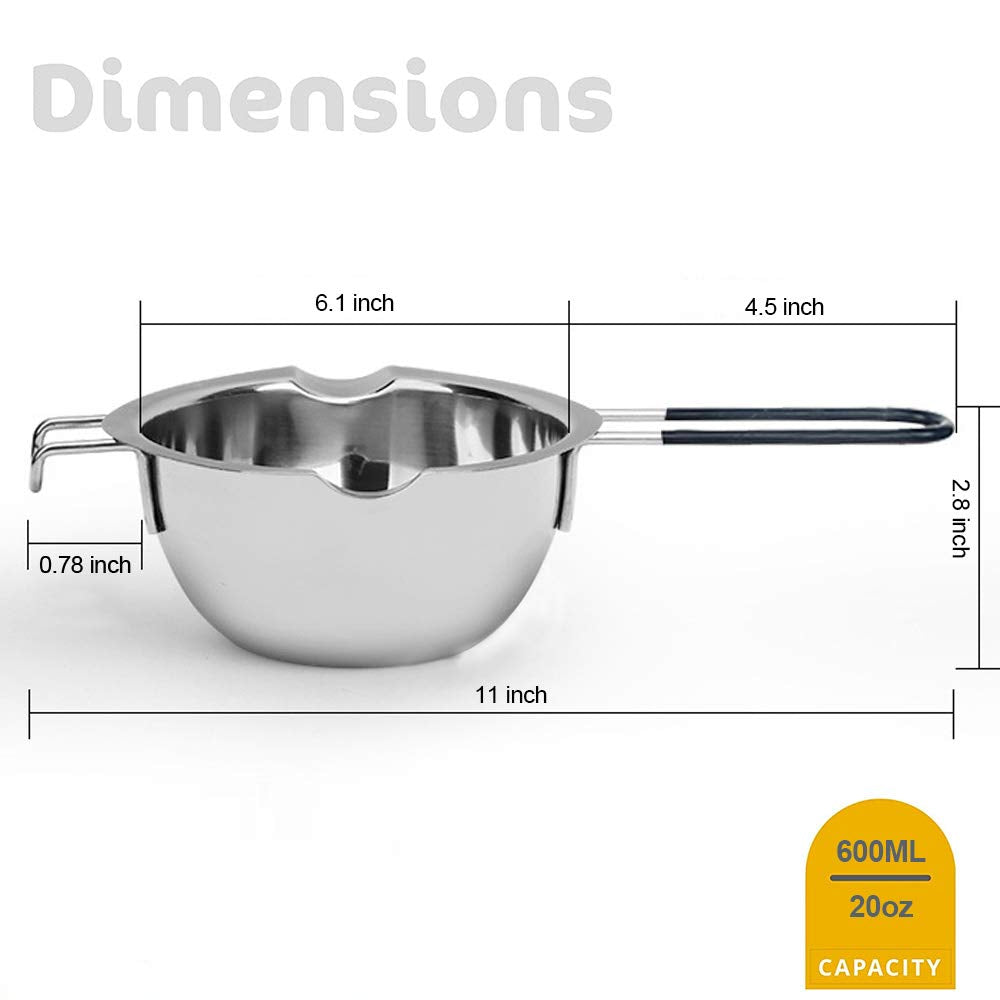 Songziming double boiler heat-resistant handle highlights safe heating