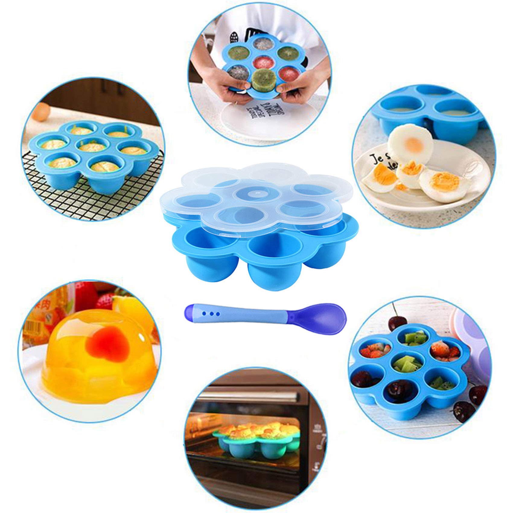 Songziming freezer-friendly storage tray for organized meal prep.
