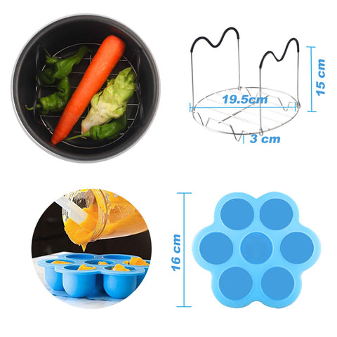 Songziming steamer rack with heat-resistant handle for safe lifting from hot pots.