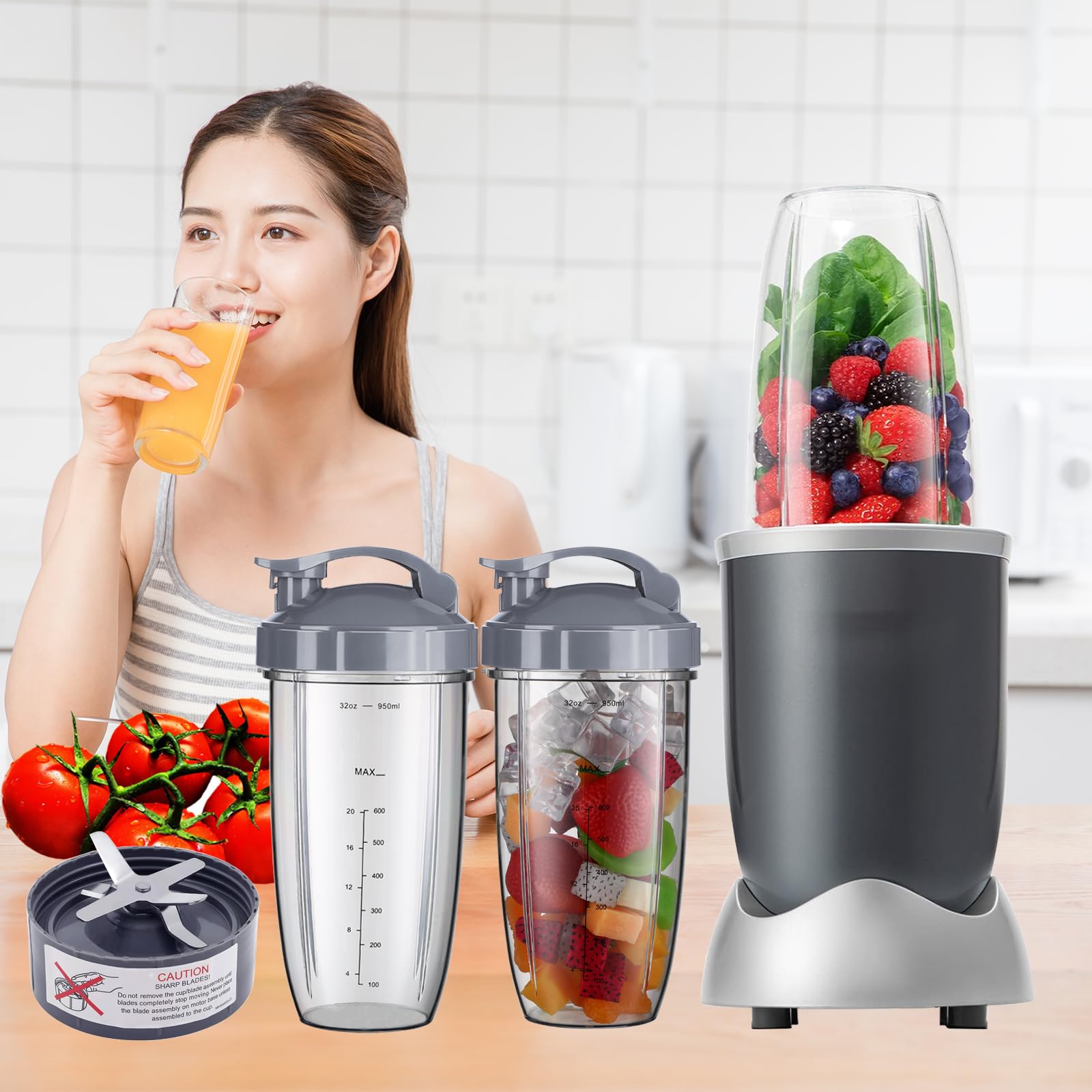 All-in-one Sonkettek NutriBullet replacement bundle with multiple parts