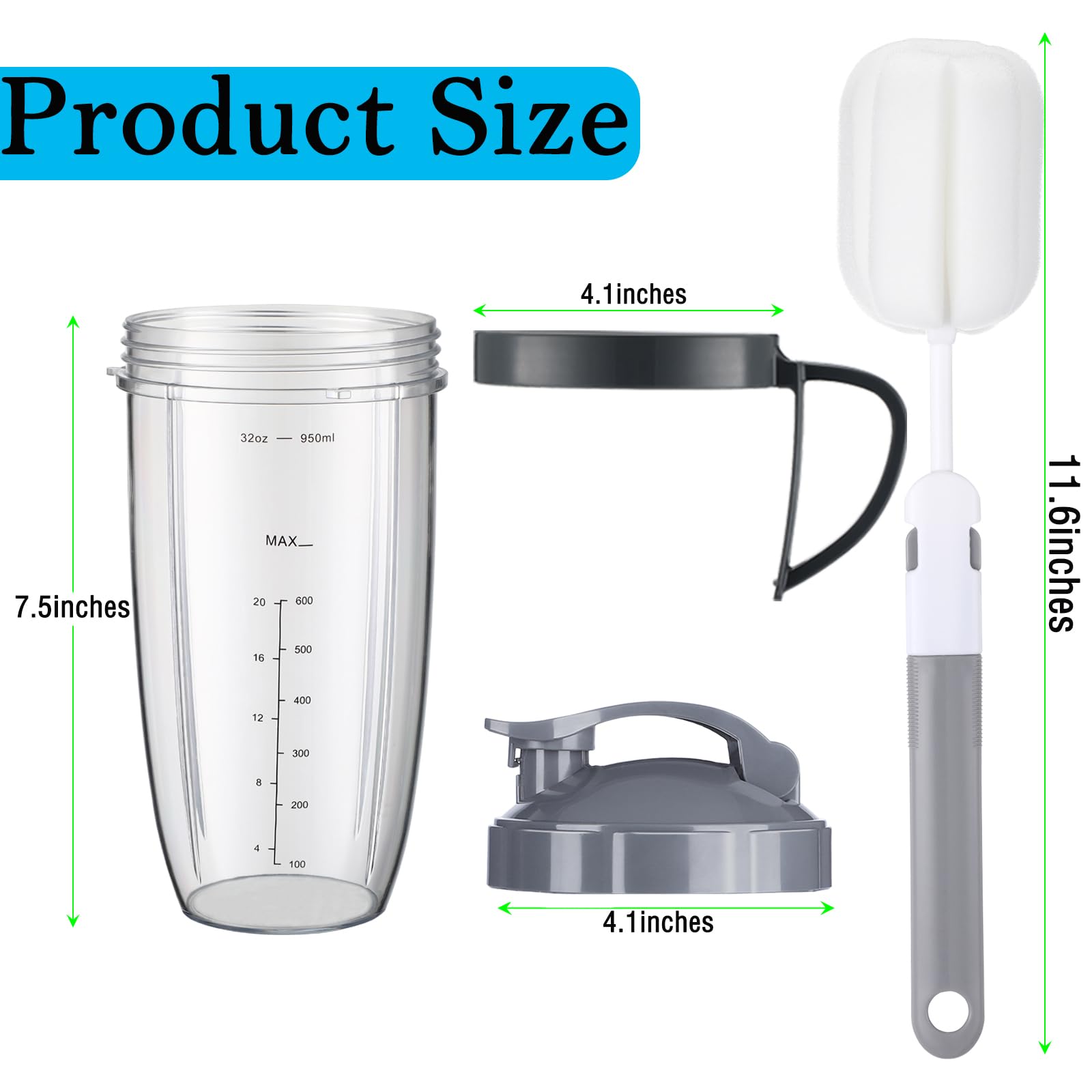 Sonkettek compatible with NutriBullet 600W and 900W blenders.