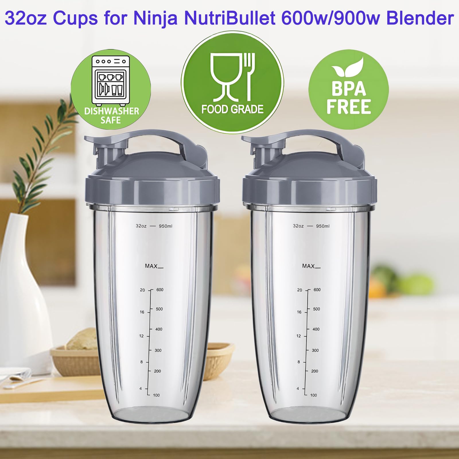Sonkettek Nutribullet cup is dishwasher safe for easy cleanup.
