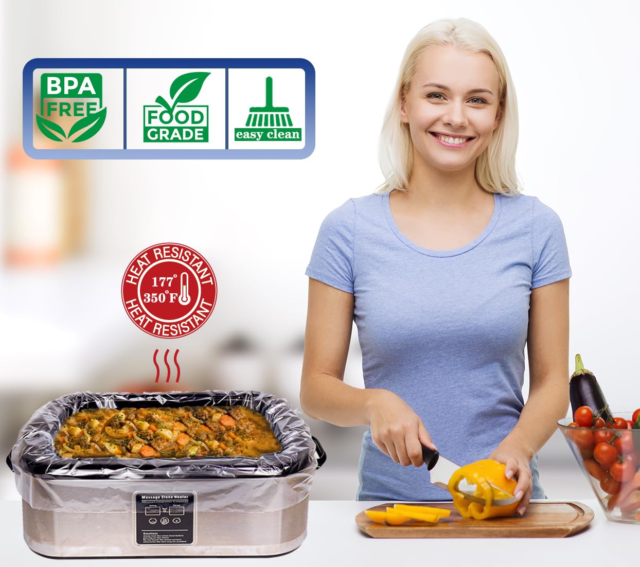 SONSIL roaster liner food-grade PA material preserves flavor while cooking