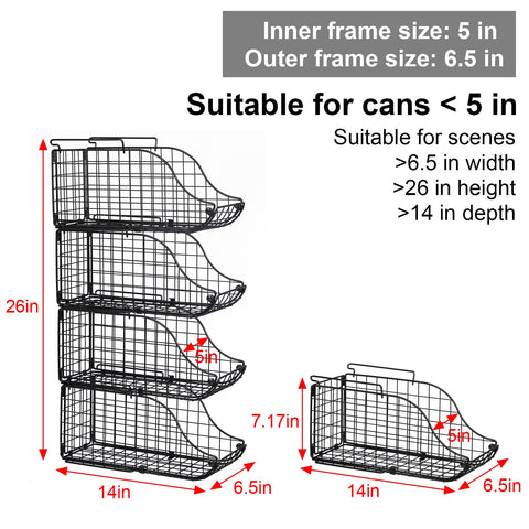 Sonyabecca can storage for soup or pet food with easy access.