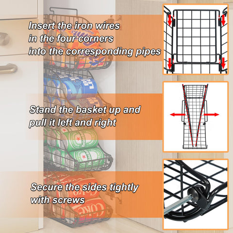 Sonyabecca easy-access design makes grabbing canned goods effortless during meal prep.
