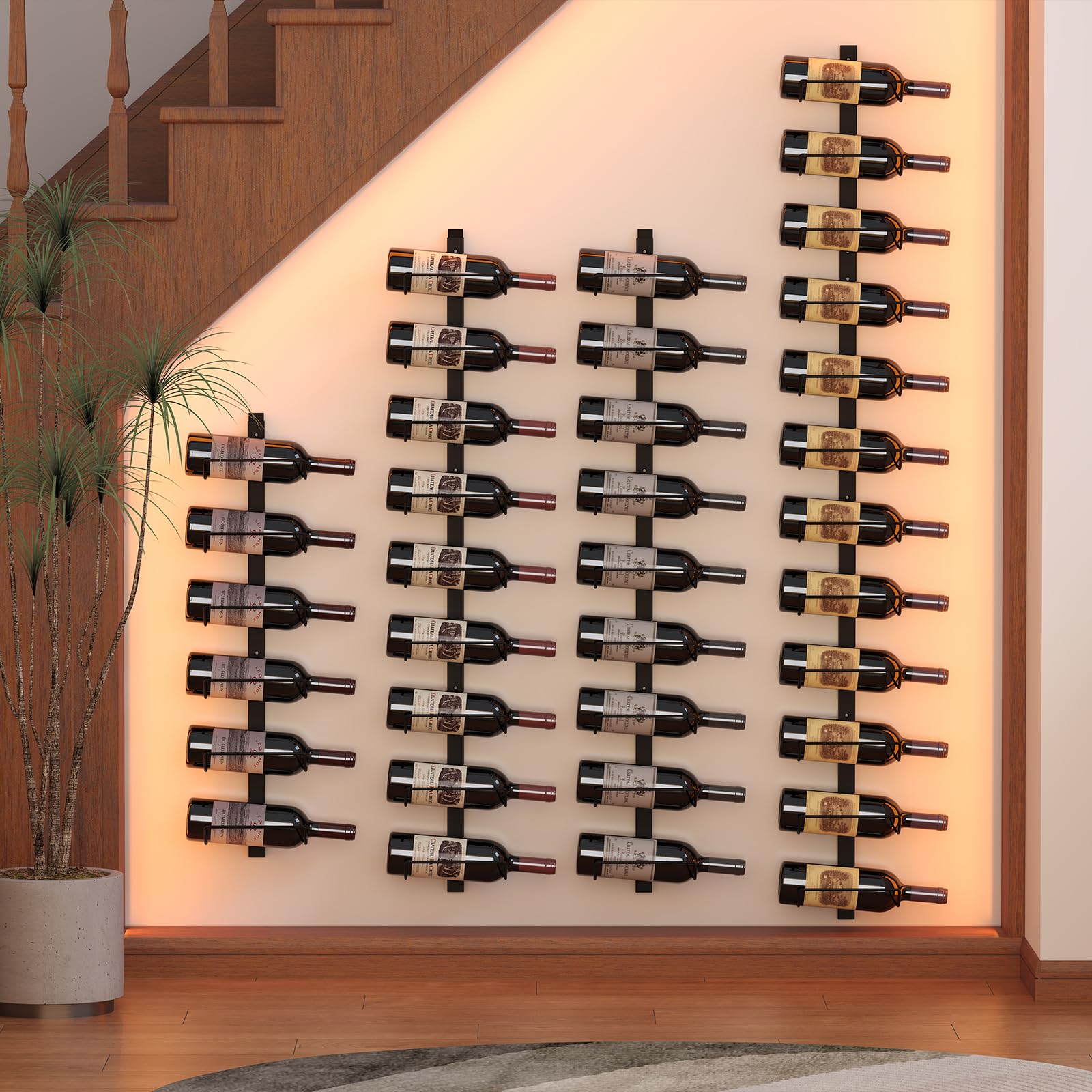Sonyabecca wall rack includes mounting screws for secure wall installation