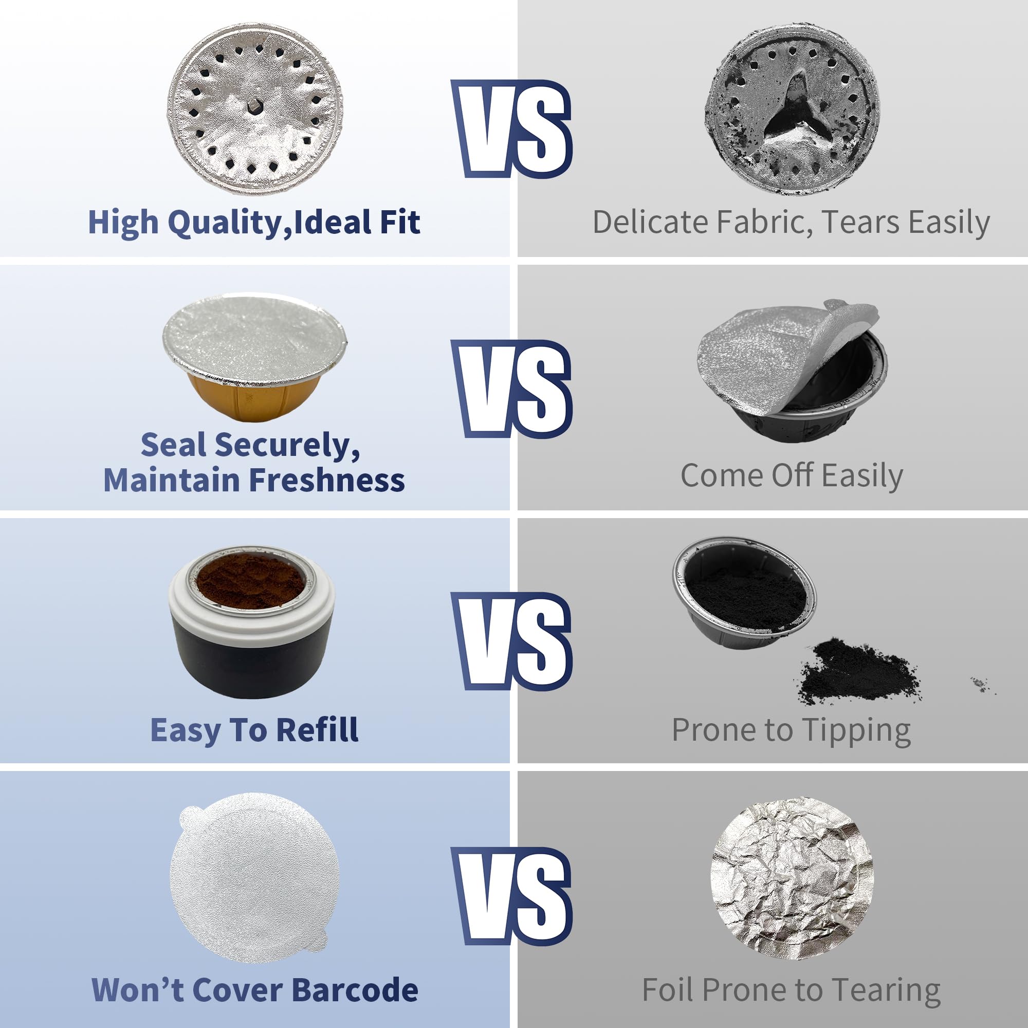 Cleaning brush helps maintain pod cleanliness for reliable brewing