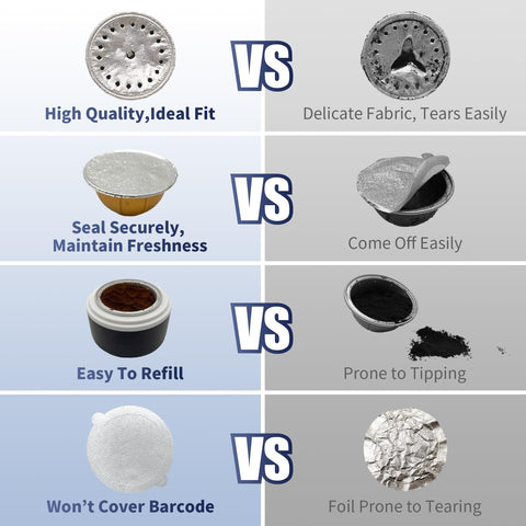 Cleaning brush helps maintain pod cleanliness for reliable brewing