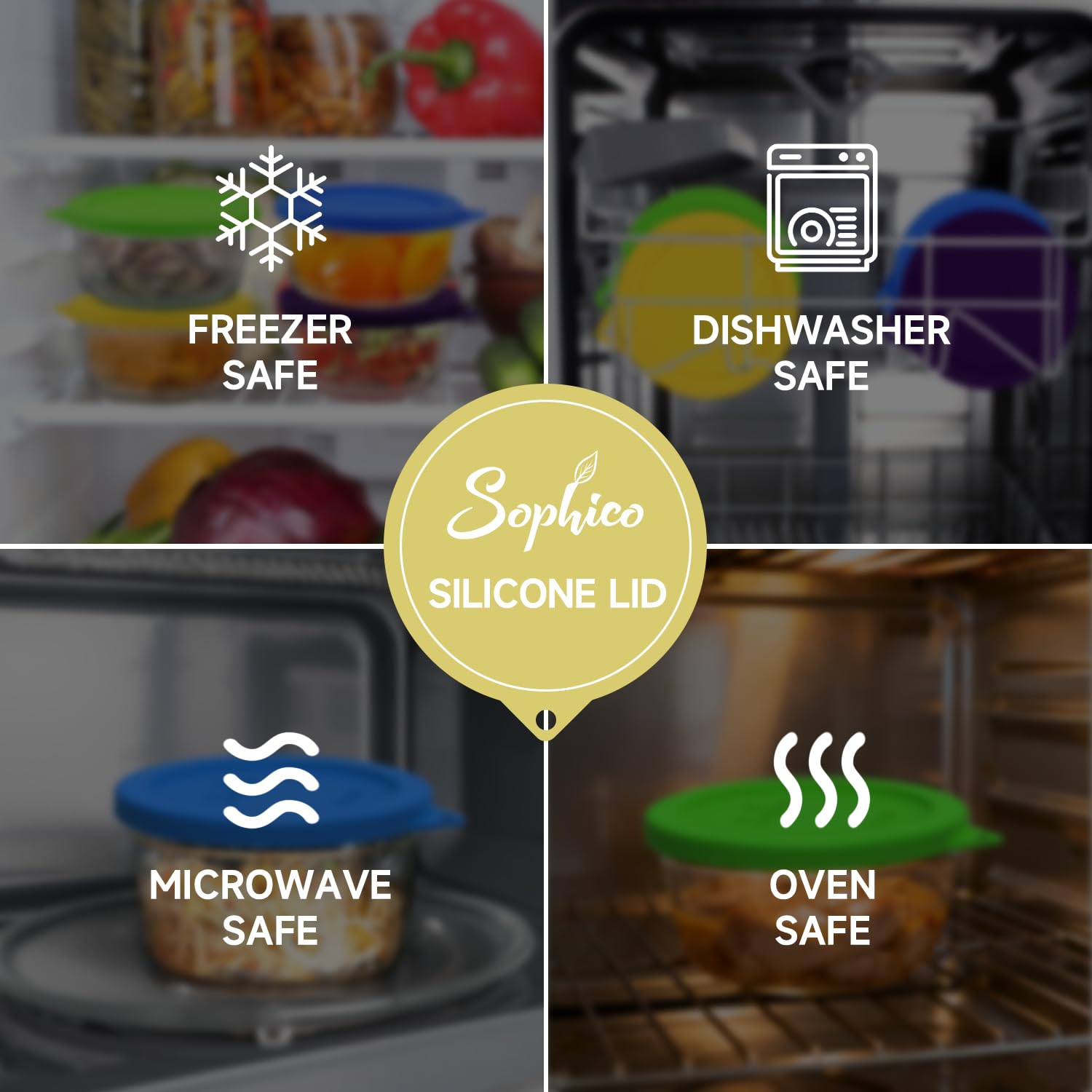 SOPHICO lid temperature range from -40C to 230C