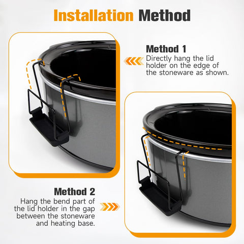 SOPHICO compact storage fits inside the slow cooker when not in use.