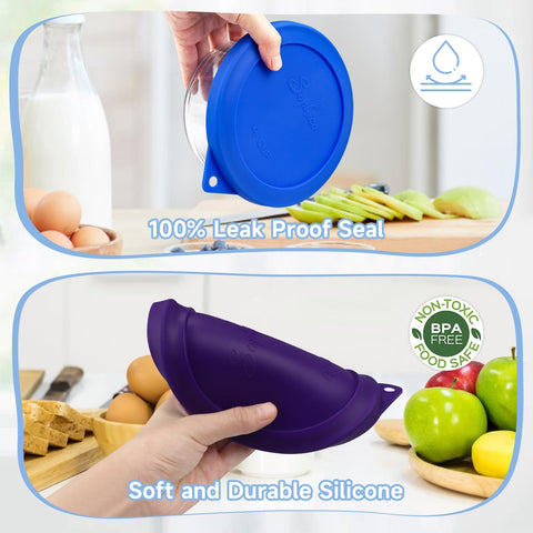 SOPHICO dishwasher-safe lid for quick cleanup after meals.