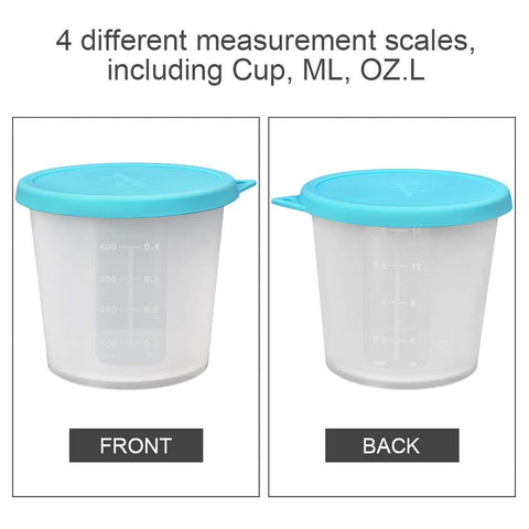 SOPHICO pint container is airtight and leak-proof to prevent freezer burn