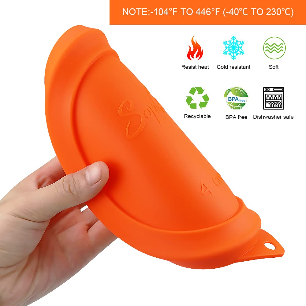 SOPHICO lids are odorless and BPA-free for safe reuse