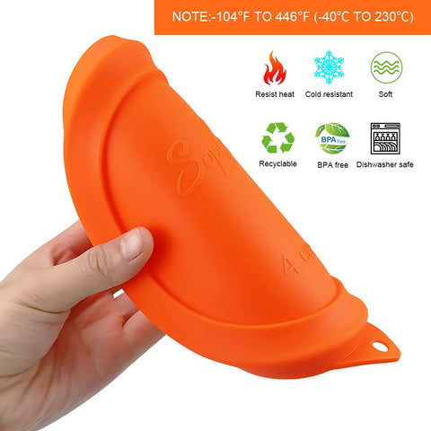 SOPHICO lids are odorless and BPA-free for safe reuse