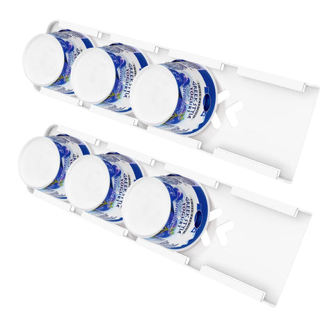 SOPHICO yogurt organizer in fridge front view saves space and keeps cups accessible
