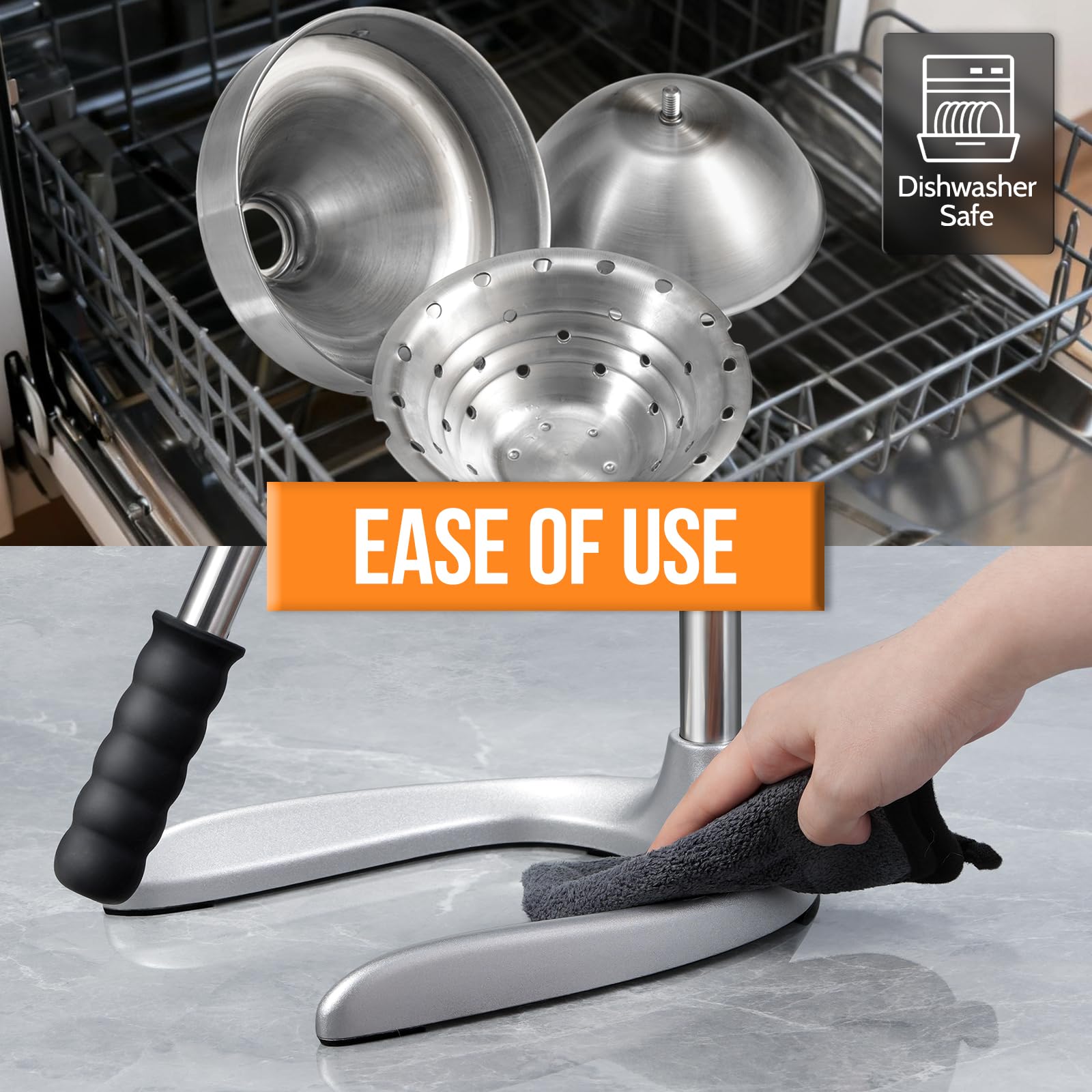 Sopito cleaning-brush-included helps precise cleaning after use