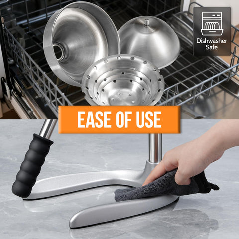 Sopito cleaning-brush-included helps precise cleaning after use