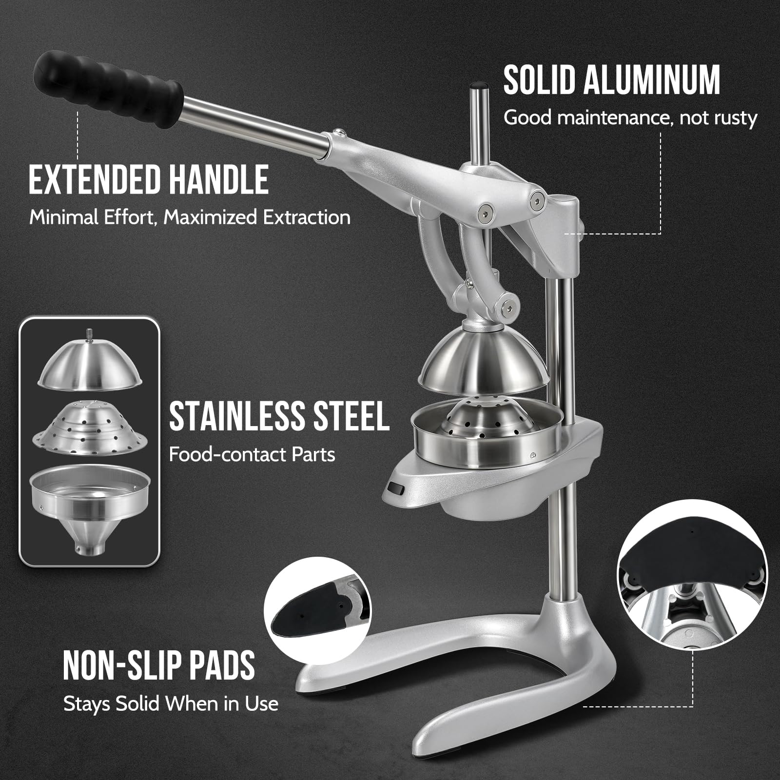 Sopito dishwasher-safe-parts simplify cleanup after juicing