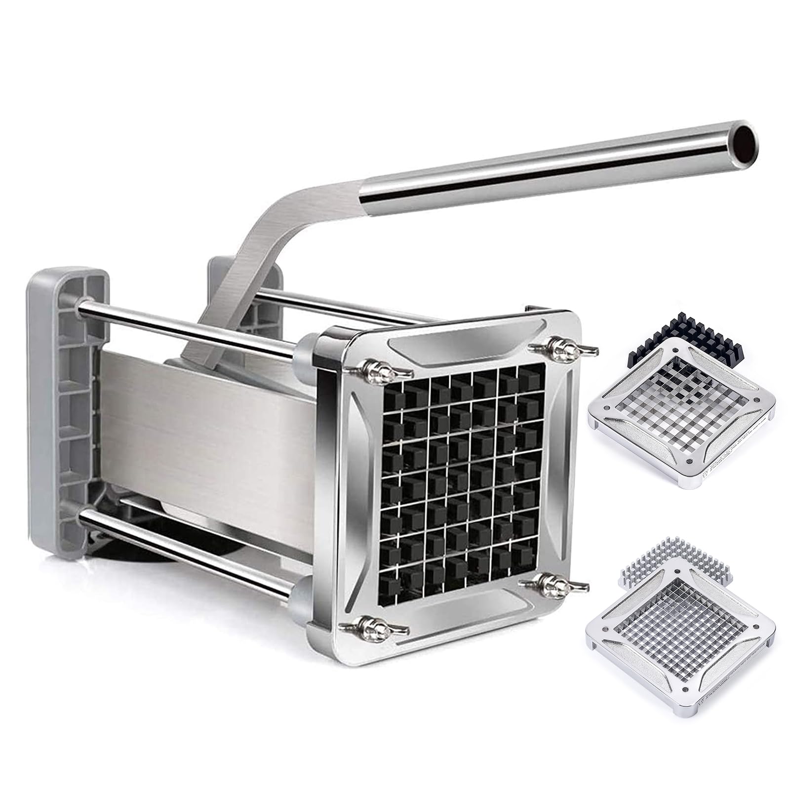 Sopito French Fry Cutter side view shows a durable restaurant-grade blade for fast prep