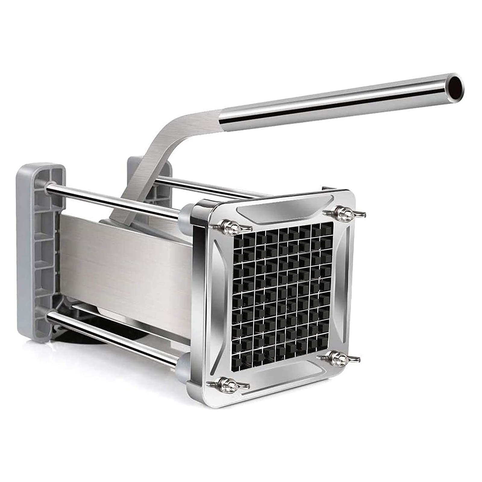 Sopito French fry cutter blade close-up demonstrates stainless steel quality for easy slicing.