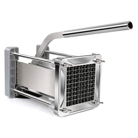 Sopito French fry cutter blade close-up demonstrates stainless steel quality for easy slicing.