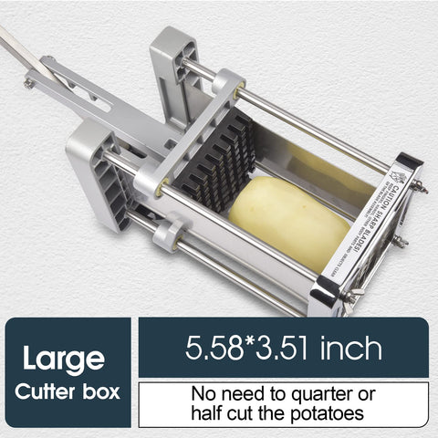Sopito cutter with extended ergonomic handle in use for effortless slicing.
