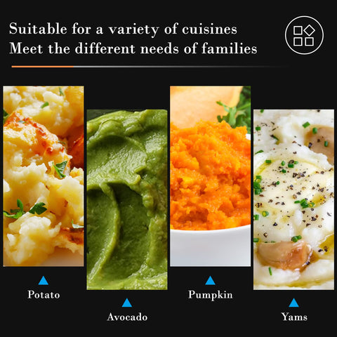 Sopito multiuse masher great for fruits, vegetables, and baby food.