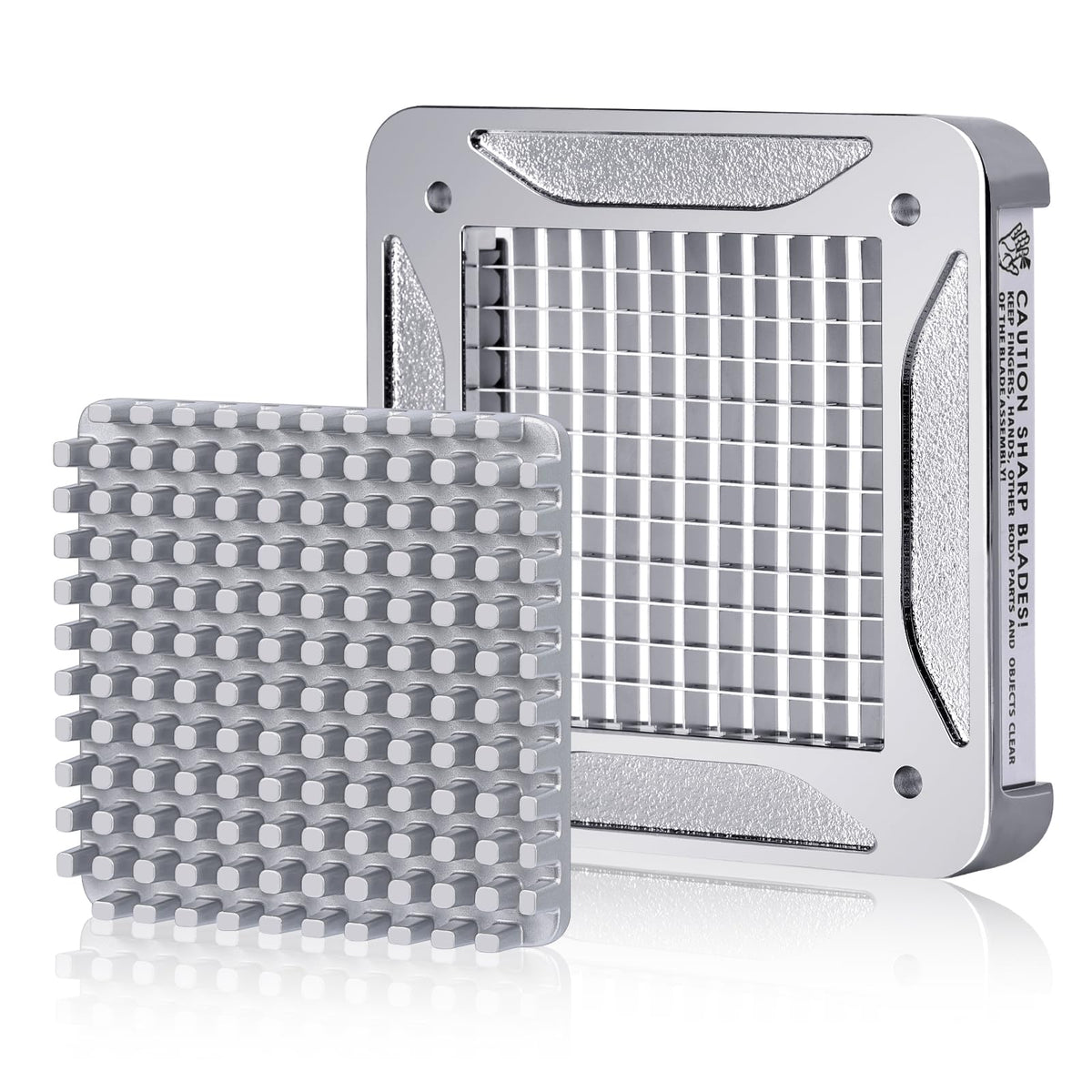 Sopito replacement blade for V6 shows precise 1/4-inch fry cuts.