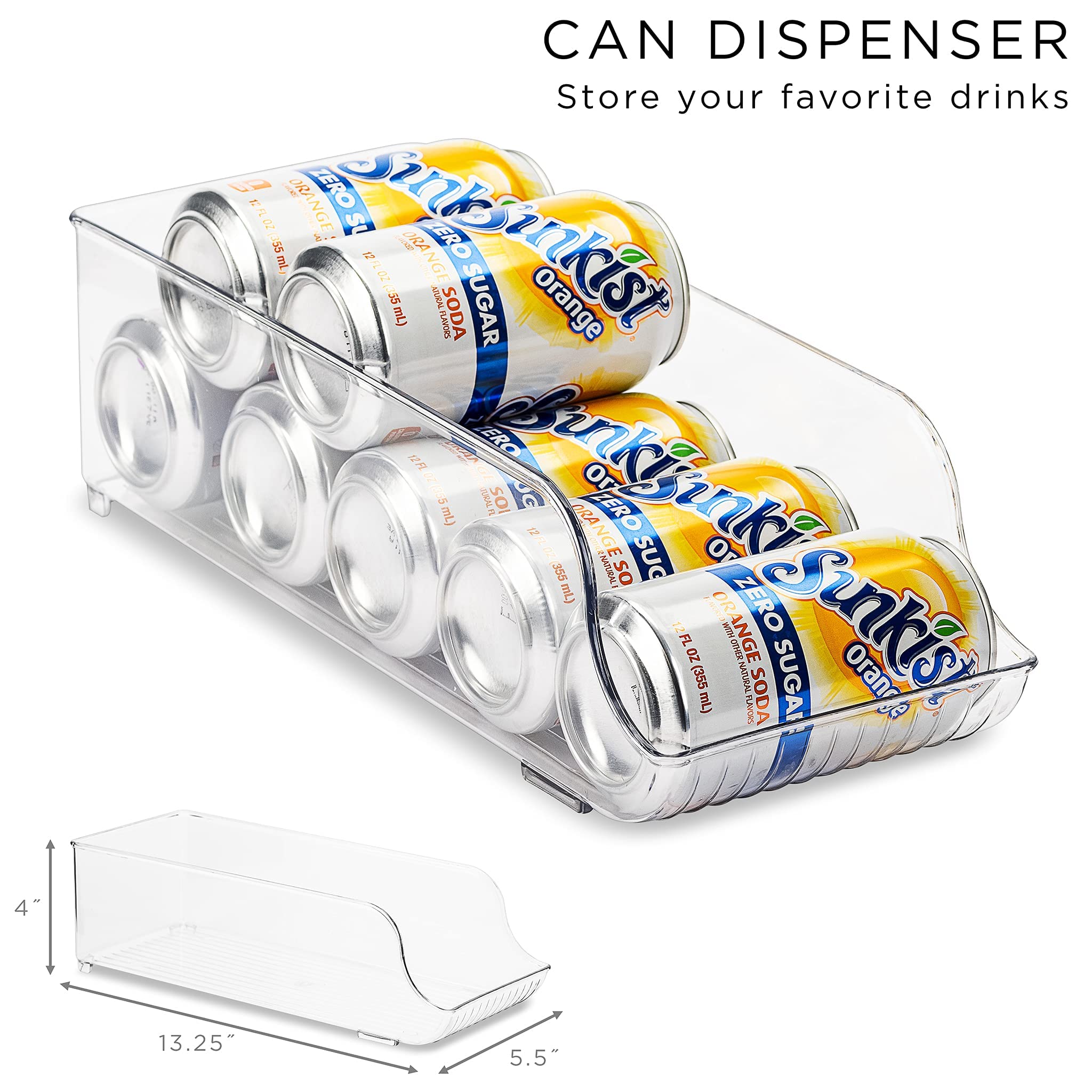 Sorbus narrow bin organizing produce and condiments neatly