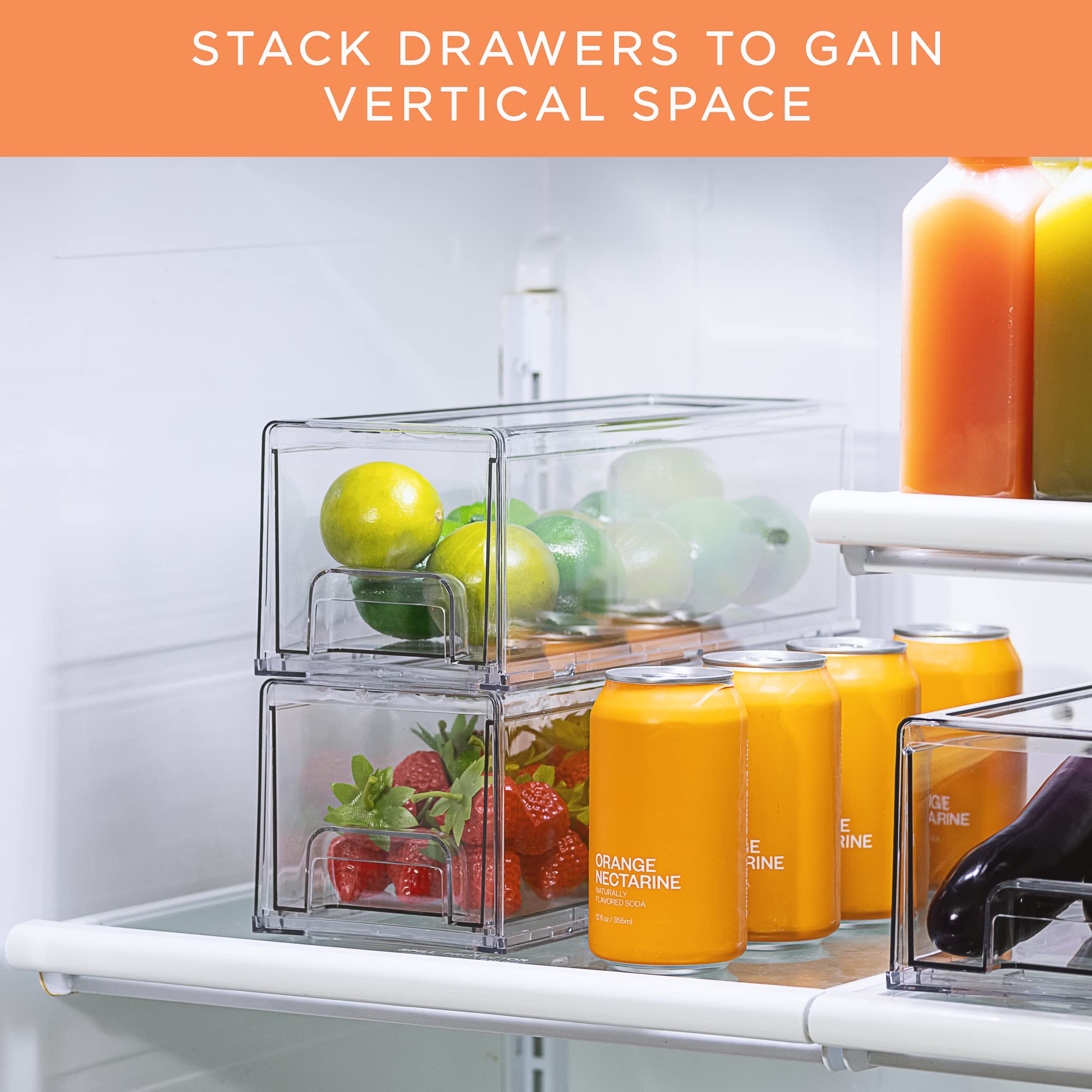 Sorbus ready-to-use plastic drawers require no assembly.