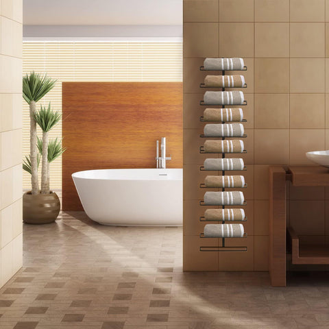 Sorbus 12-bottle rack doubles as stylish wall decor for dining spaces