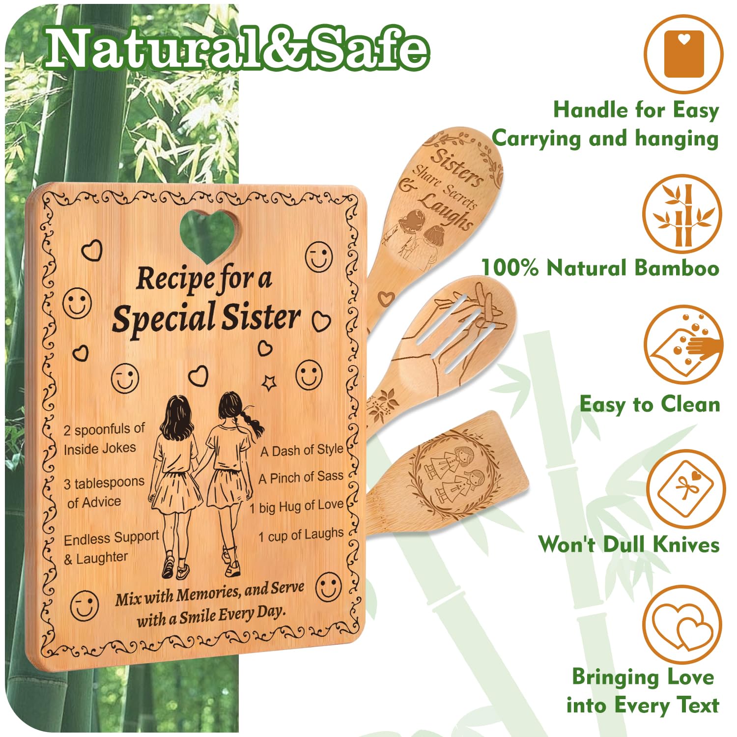 Sornivra UV-printed sister message highlights unique keepsake charm