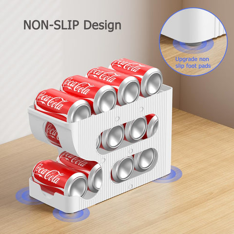 Automatic rolling track enables quick beverage access.