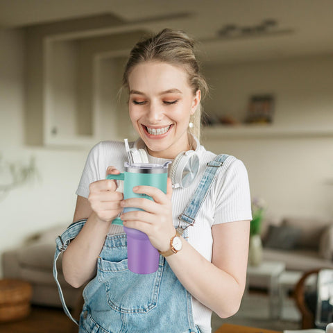 Fits most car cup holders for convenient travel.