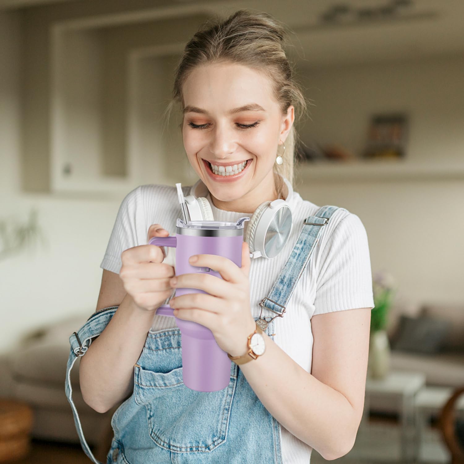 Soufull dishwasher-safe design saves time on cleaning after meals.