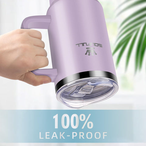 Soufull double-wall vacuum insulation keeps beverages cold for hours.