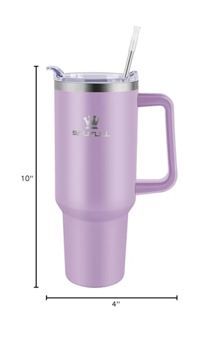 Soufull light-purple tumbler showcases contemporary style for daily hydration.