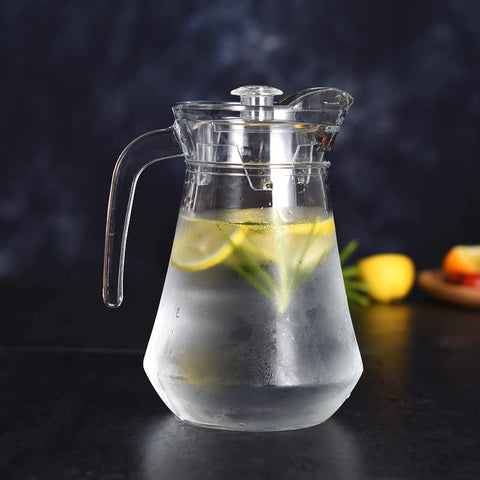 SOUJOY 2L pitcher in the fridge on a shelf