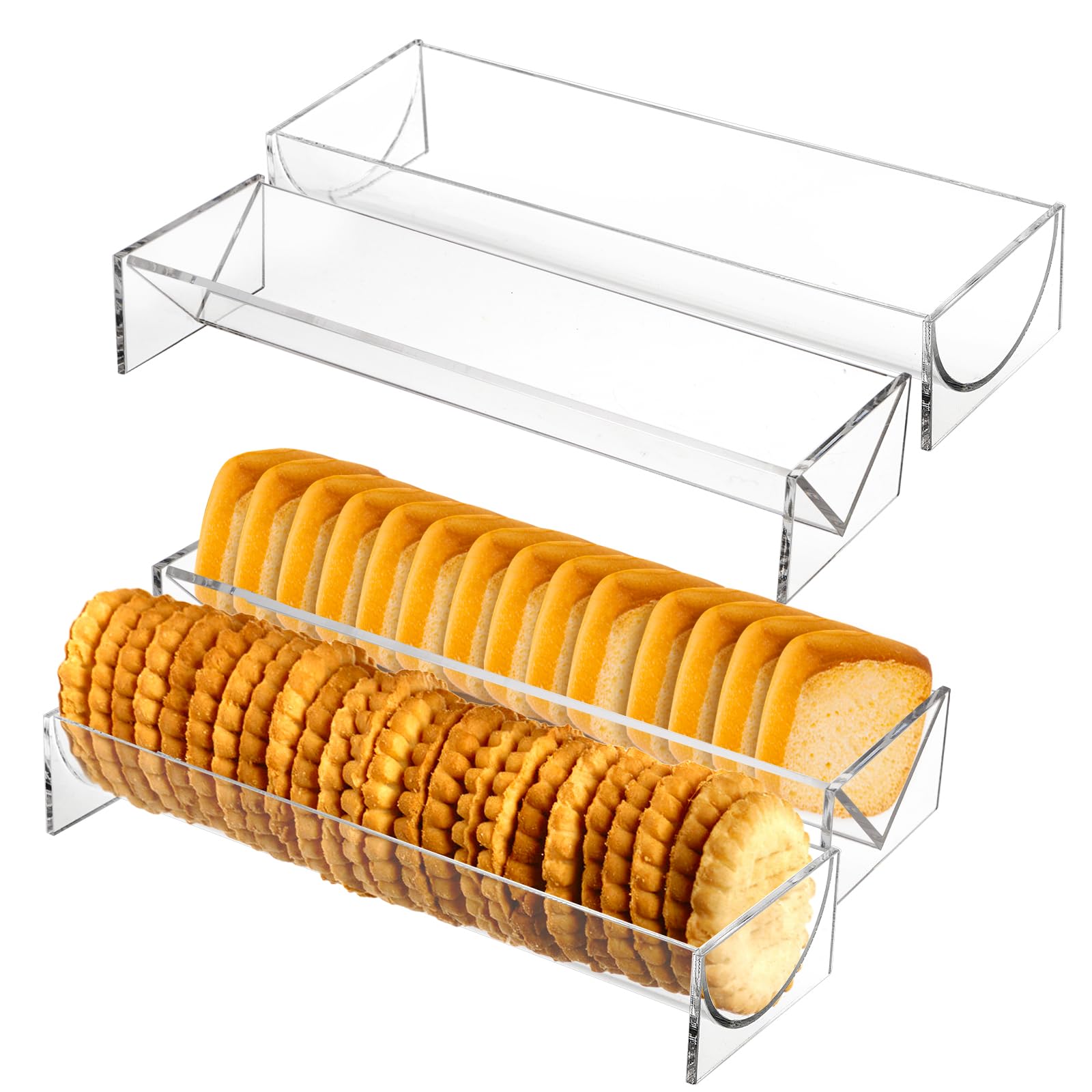 SOUJOY cracker tray 4-pack on a charcuterie board offers elegant, clear presentation for guests.