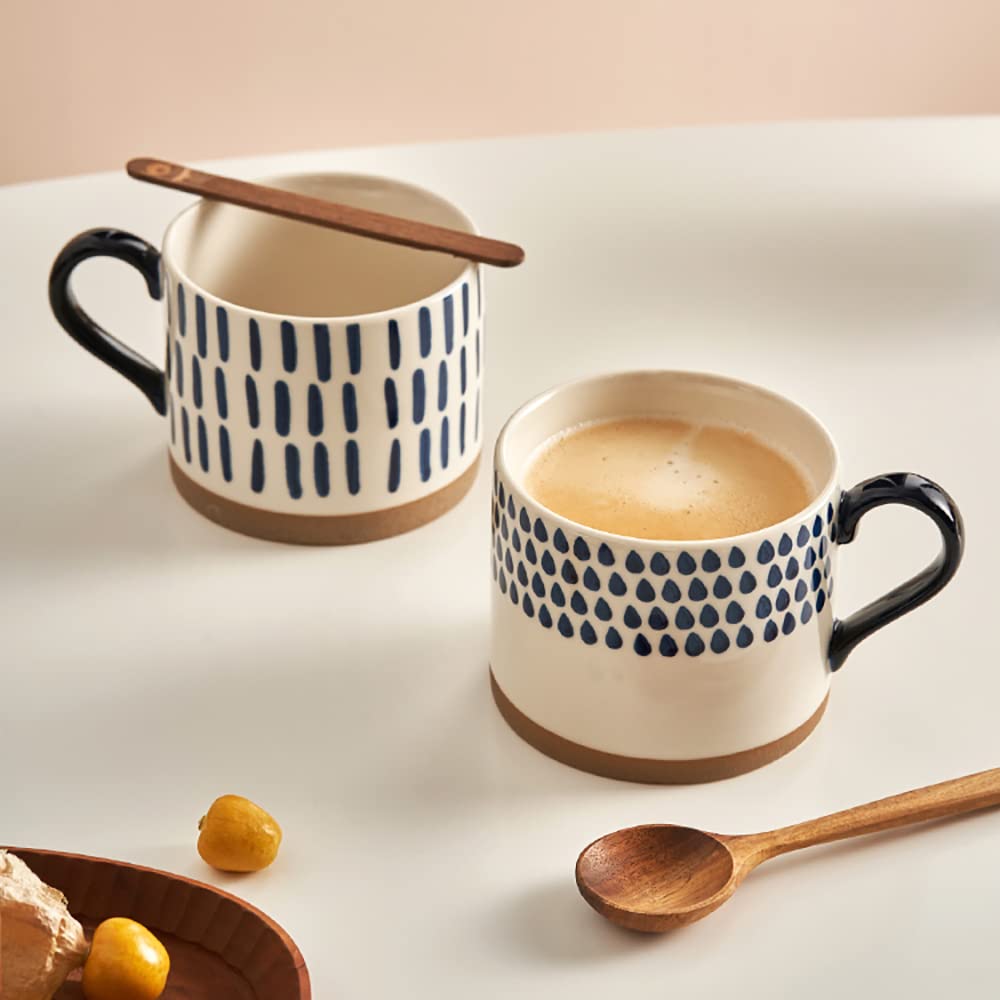 SOUJOY durable ceramic mugs withstand daily use with lasting glaze.