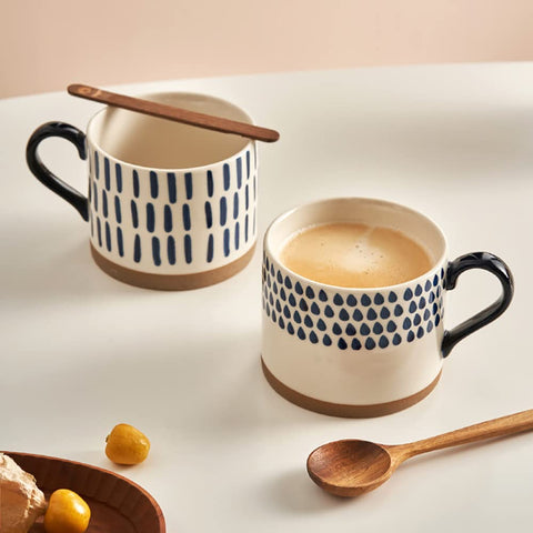 SOUJOY durable ceramic mugs withstand daily use with lasting glaze.