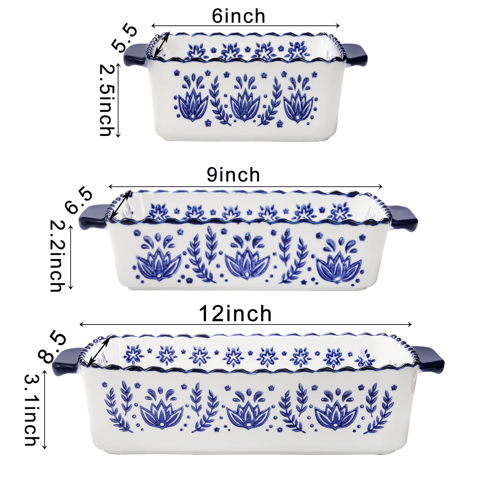 SOUJOY porcelain bakeware medium dish ideal for lasagna and pasta bakes.
